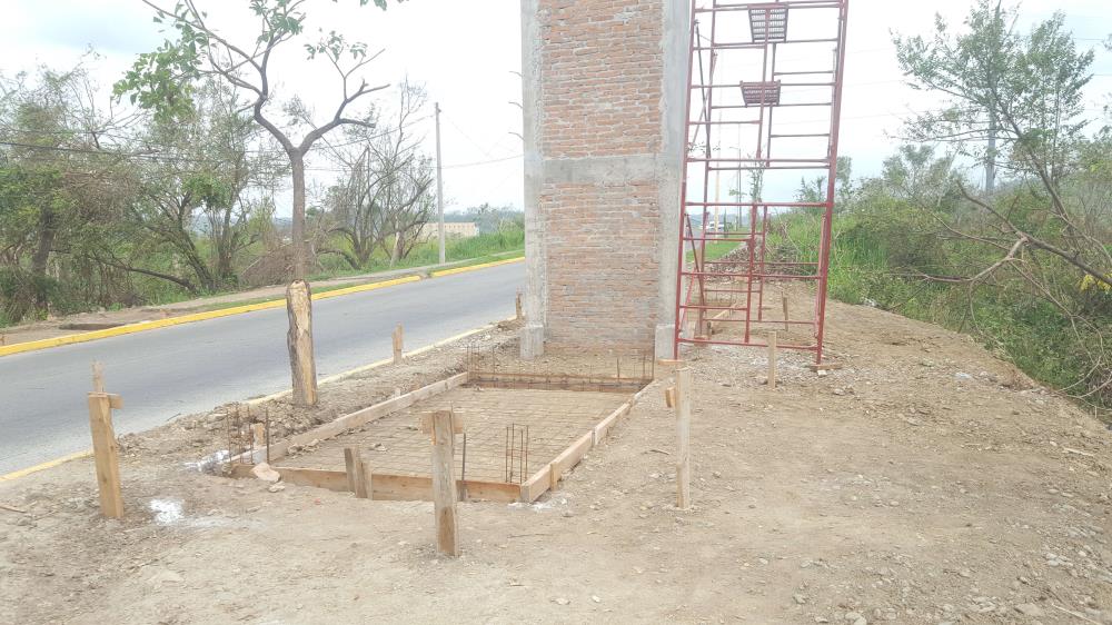 Cimentacion para la Construccion de jardineras.