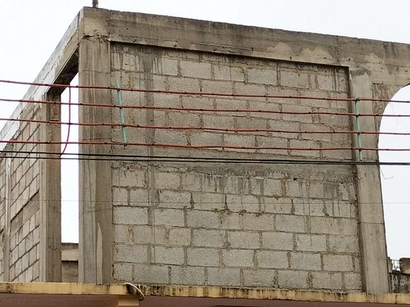 Construcción de muro de block